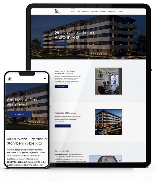 korporativni sajt Alura Invest