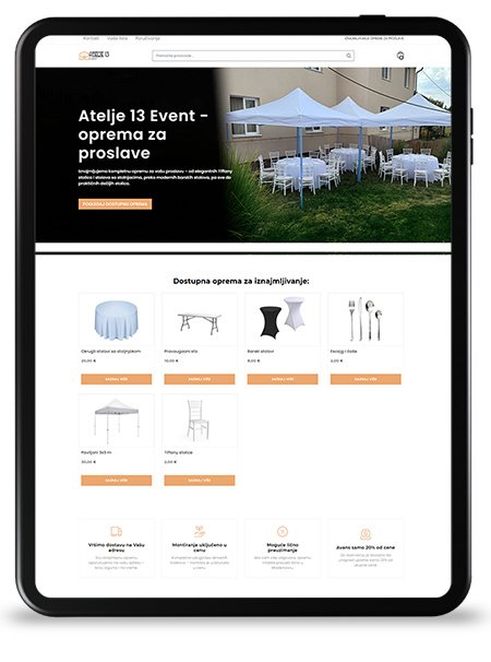 web sajt atelje13event.rs