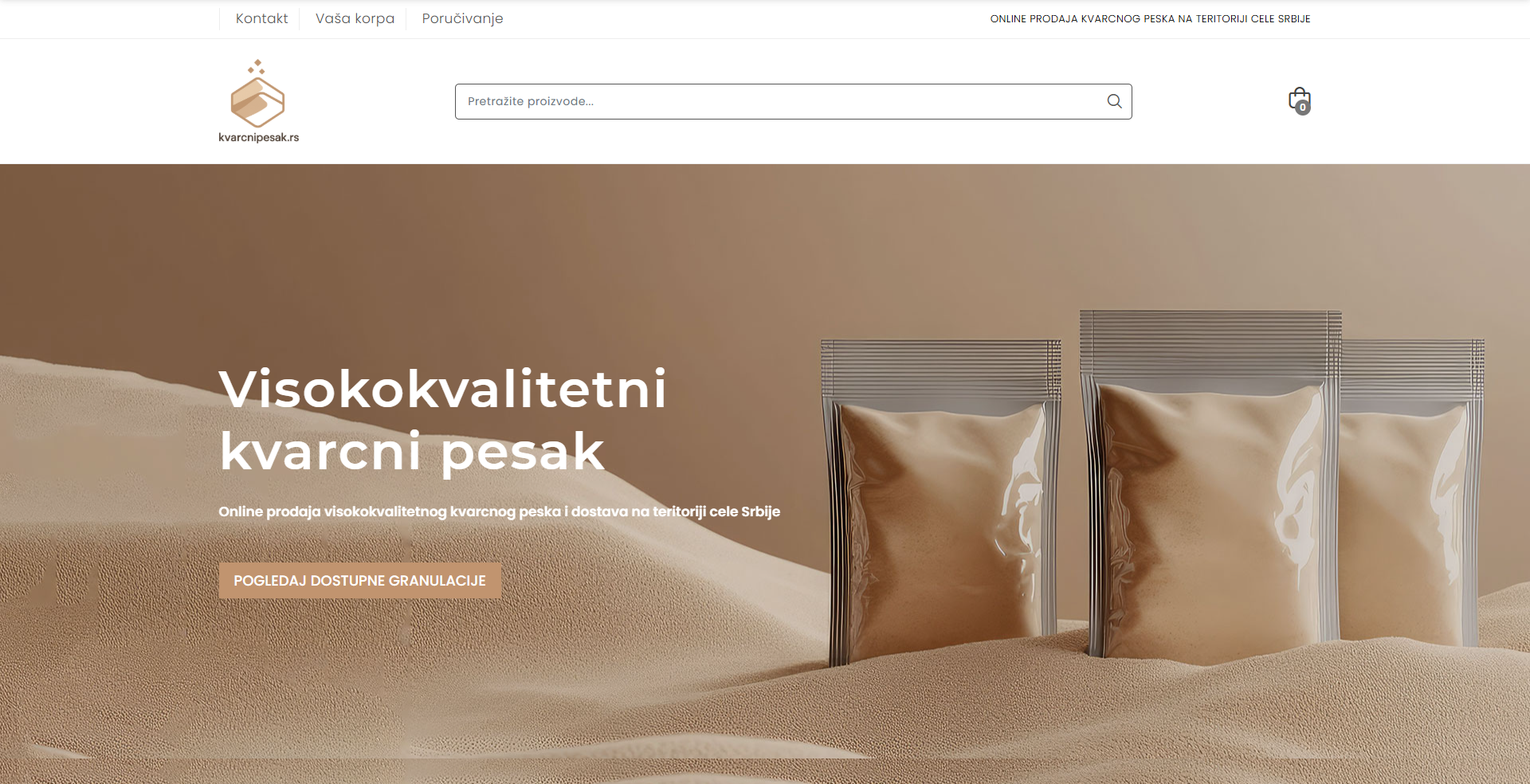 How We Built a Successful Quartz Sand Web Shop That Quickly Ranked on Google